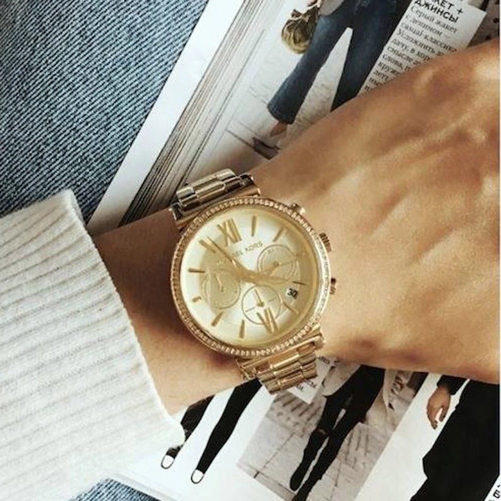 Ritz Kristallbesetzter Multifunktions-Chronograph