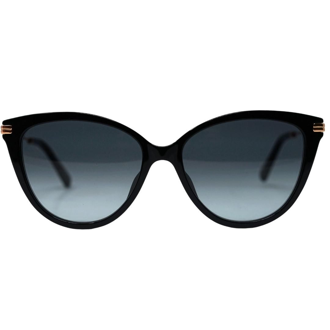 Cat-Eye-Sonnenbrille mit Metallic-Details