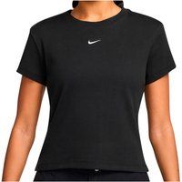 Geripptes eng anliegendes T-Shirt