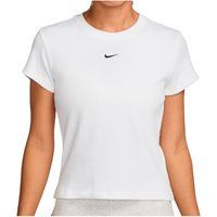 Eng anliegendes T-Shirt mit Rippstruktur