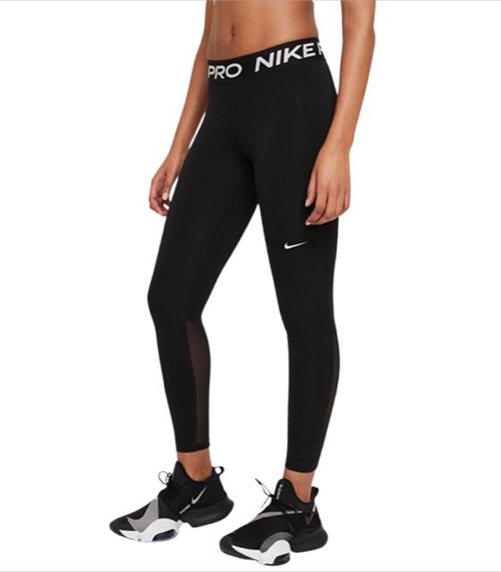 Hochtaillierte Crop-Leggings mit Mesh-Details