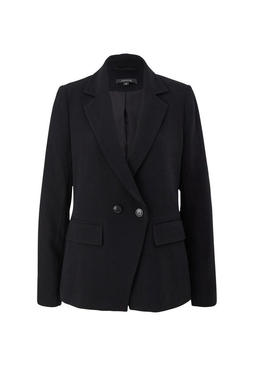 Klassischer zweireihiger Twill-Blazer