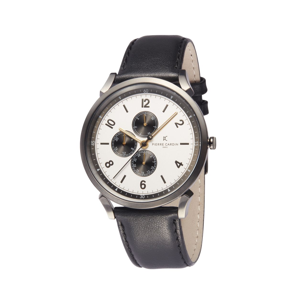 Multi-Zifferblatt Armbanduhr mit Lederband