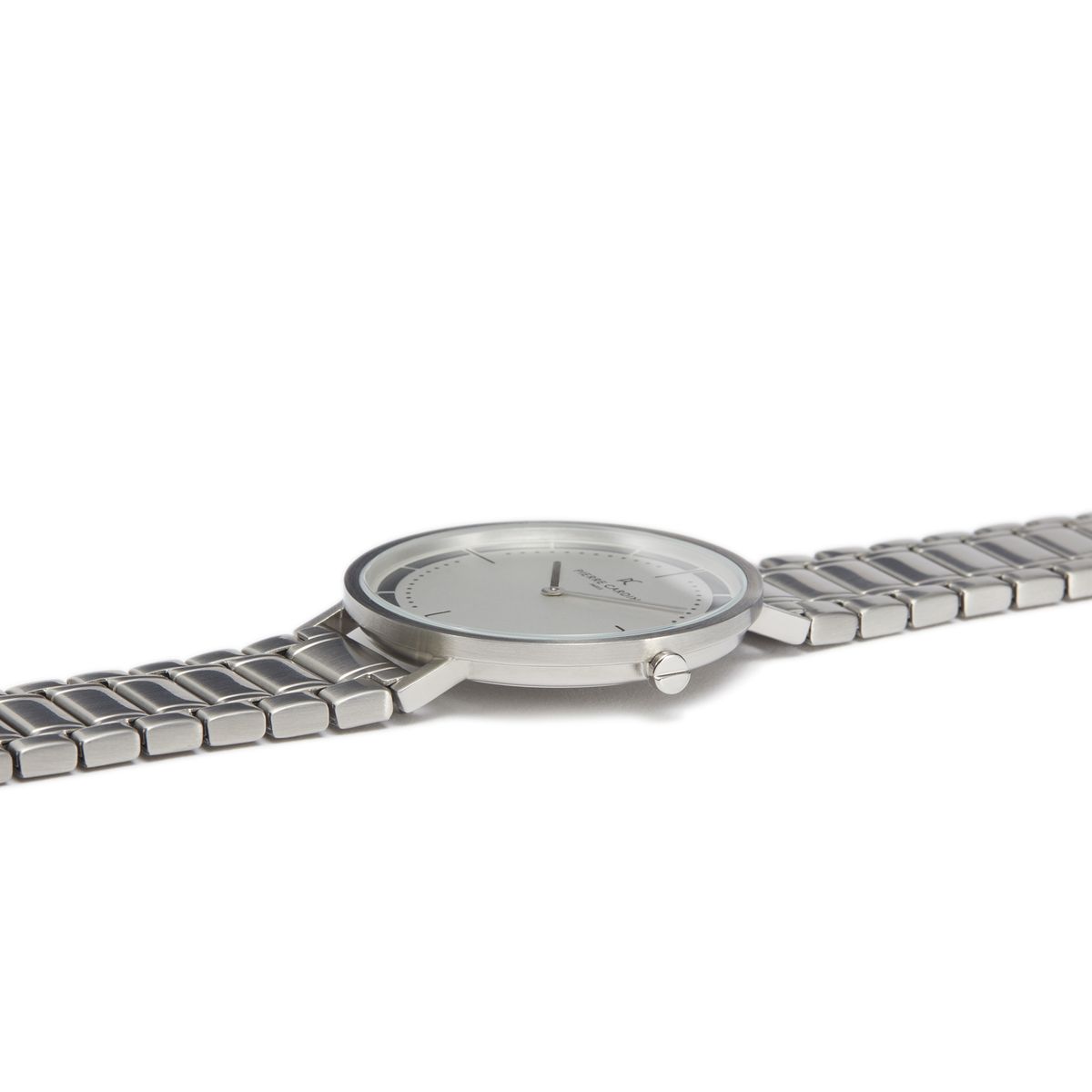 Minimalistische Ultraflache Stahluhr
