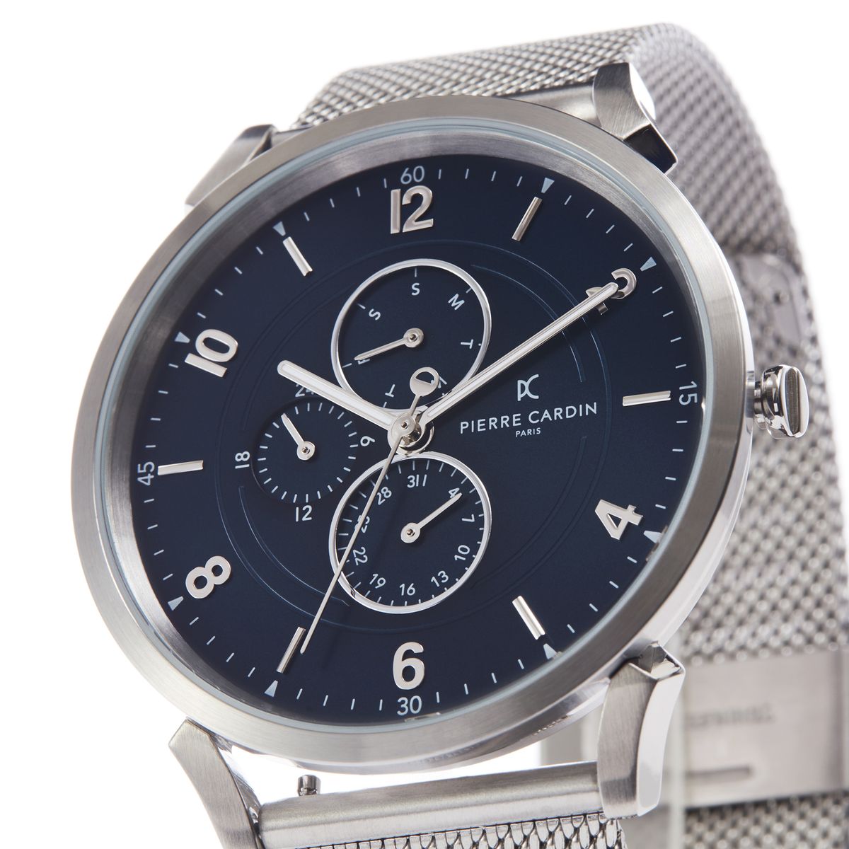 Multifunktionsuhr mit Mesh-Armband