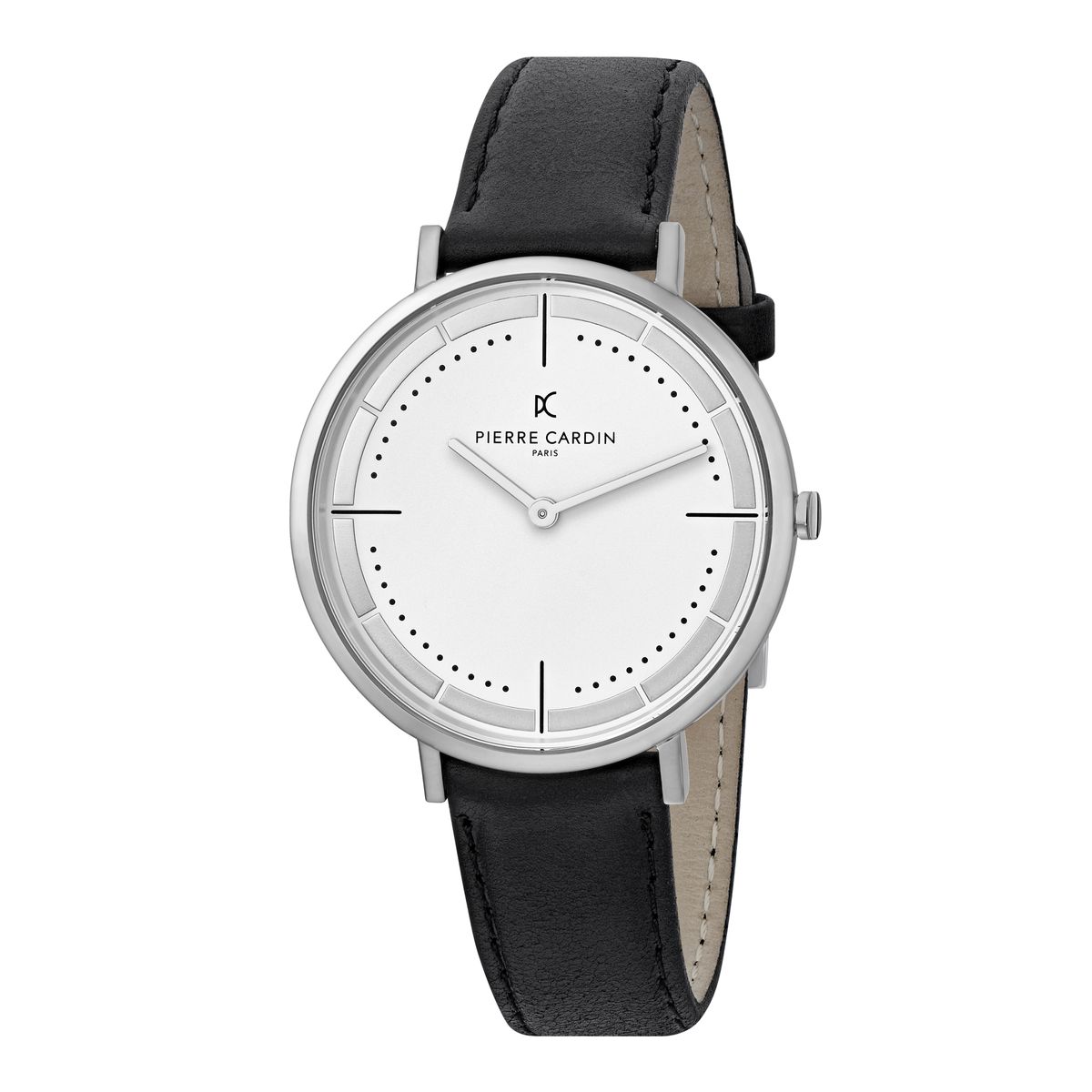 Minimalistische Lederarmbanduhr