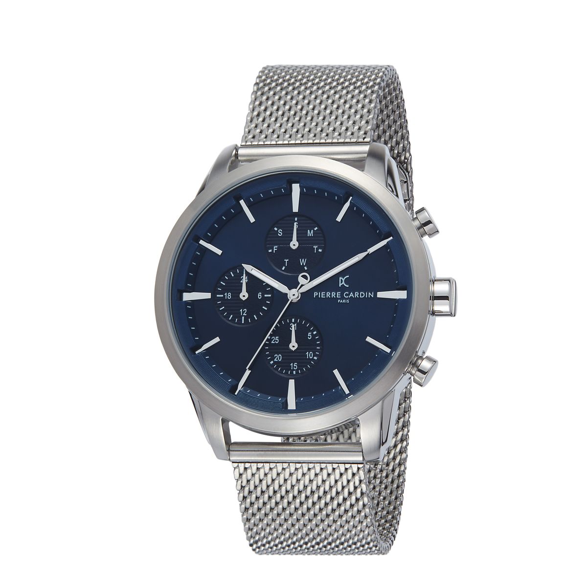 Multifunktions-Chronograph mit Mesh-Armband