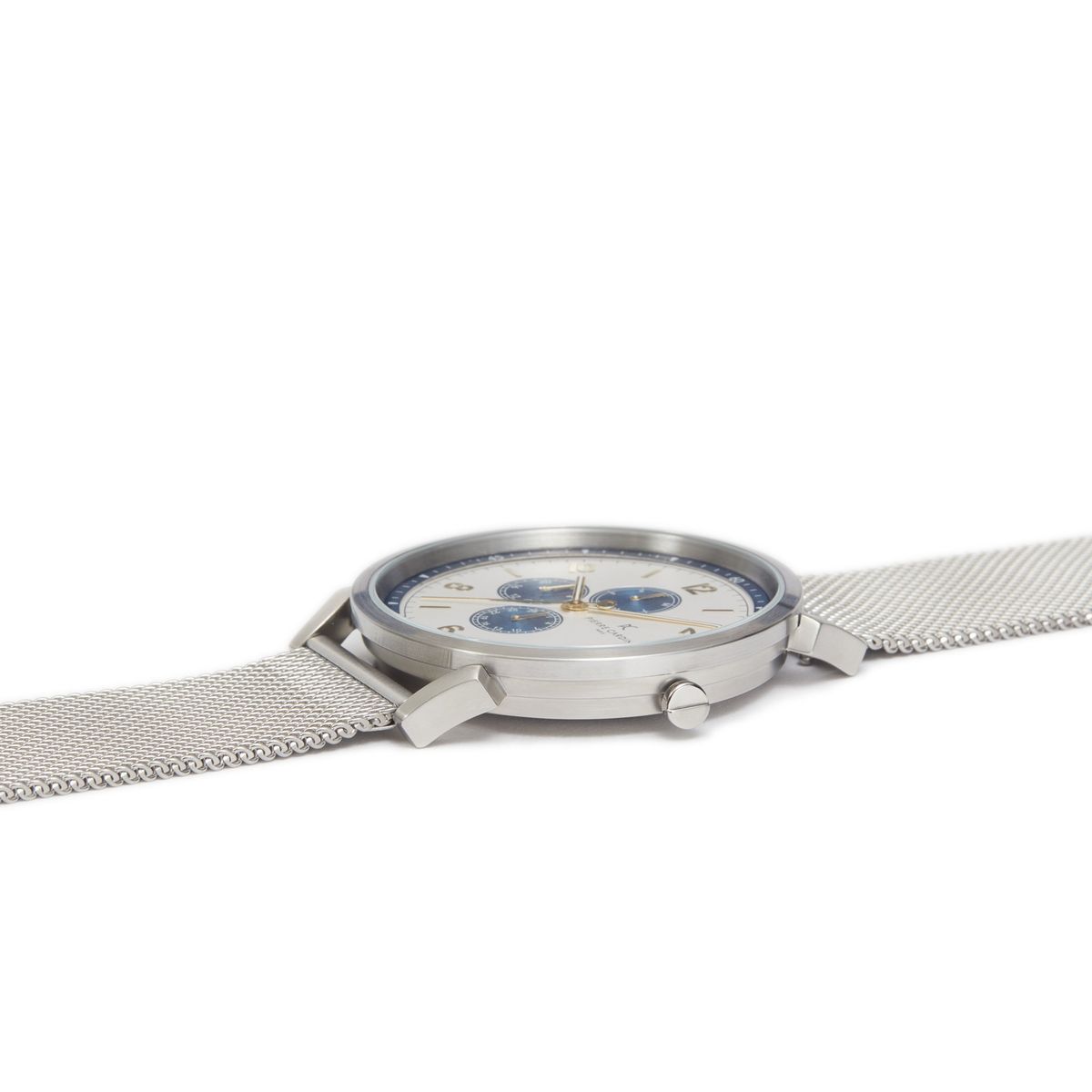 Elegante Multi-Dial Mesh-Uhr