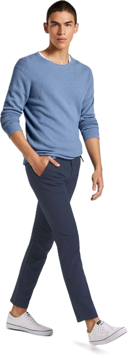 Klassische Chino Hose mit Gürtel