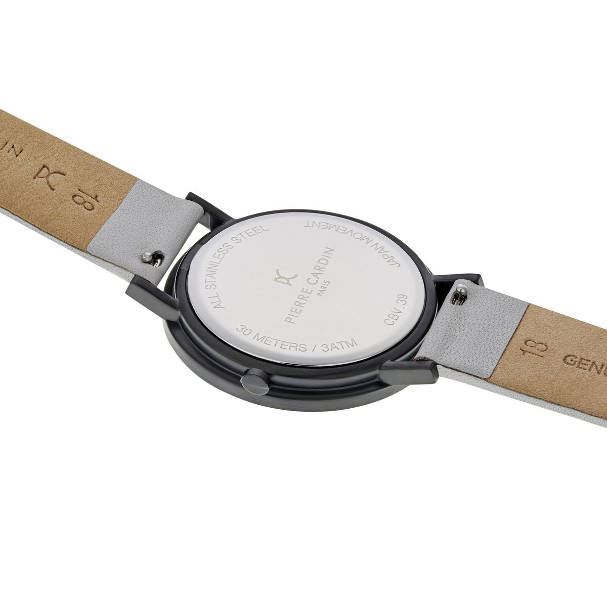 Minimalistische Analoguhr mit Lederarmband