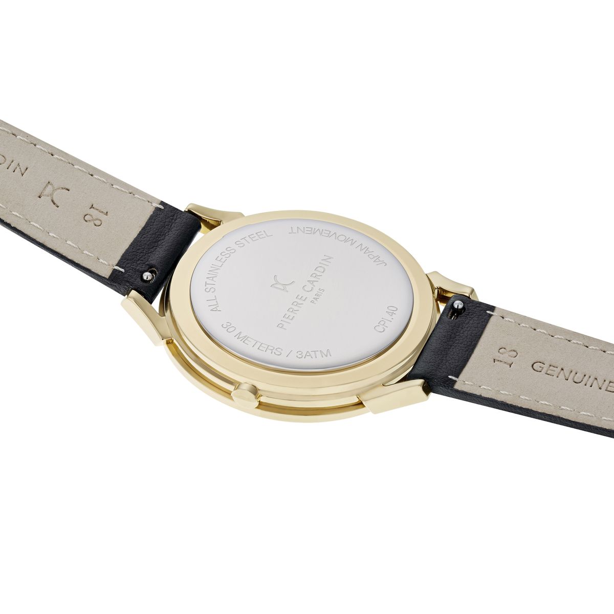 Analoge Armbanduhr mit Plissee-Zifferblatt