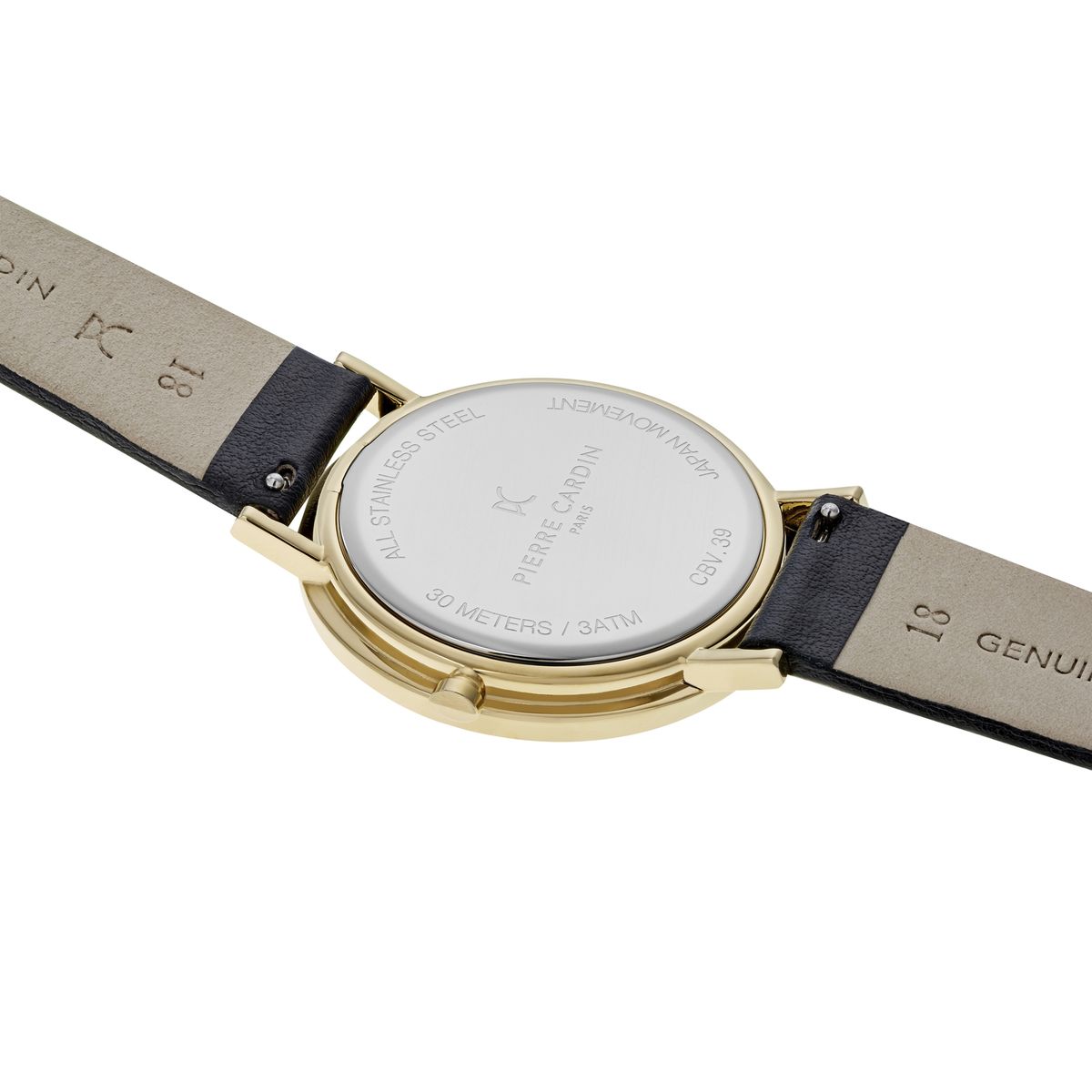 Minimalistische Armbanduhr mit Lederarmband