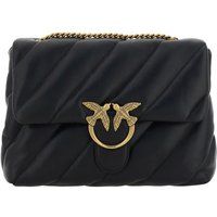 Gesteppte Love Puff Lederhandtasche