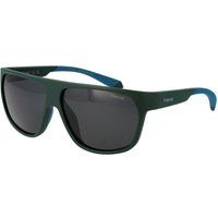 Sportliche Shield-Sonnenbrille mit Pol-Gläsern