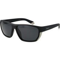 Sportliche polarisierte rechteckige Sonnenbrille