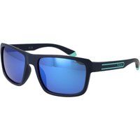 Rechteckige Wayfarer-Sonnenbrille mit Spiegelgläsern