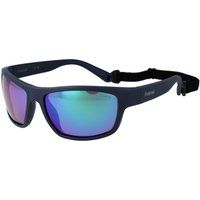 Sportliche verspiegelte Wrap-Around-Sonnenbrille