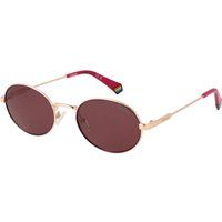 Ovale Roségoldene Polarisierte Sonnenbrille
