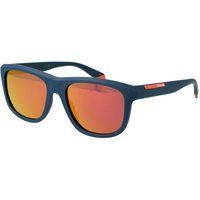 Sportliche rechteckige verspiegelte Sonnenbrille