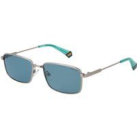 Rechteckige Sonnenbrille aus Metall