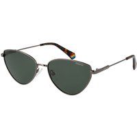 Polarisierte Cat-Eye-Sonnenbrille aus Metall