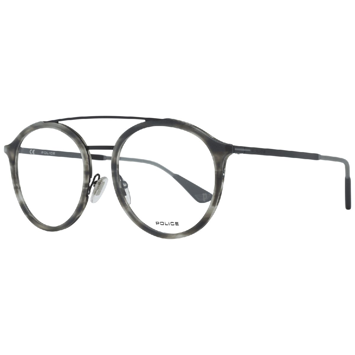 Runde Brille mit Marmor-Effekt