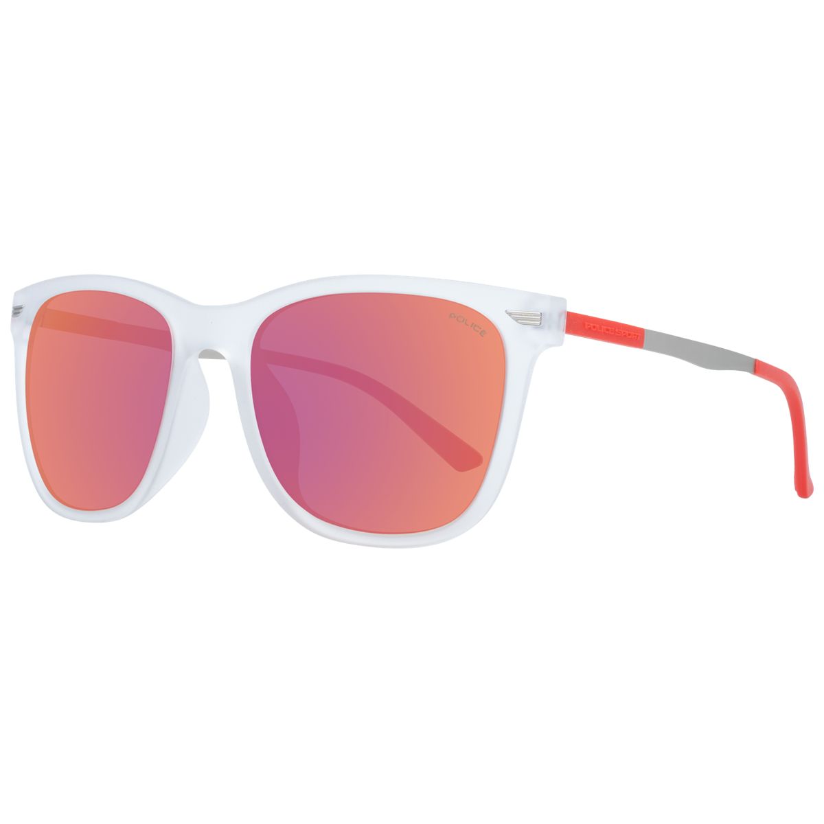 Quadratische polarisierte Sonnenbrille in Frost-Optik