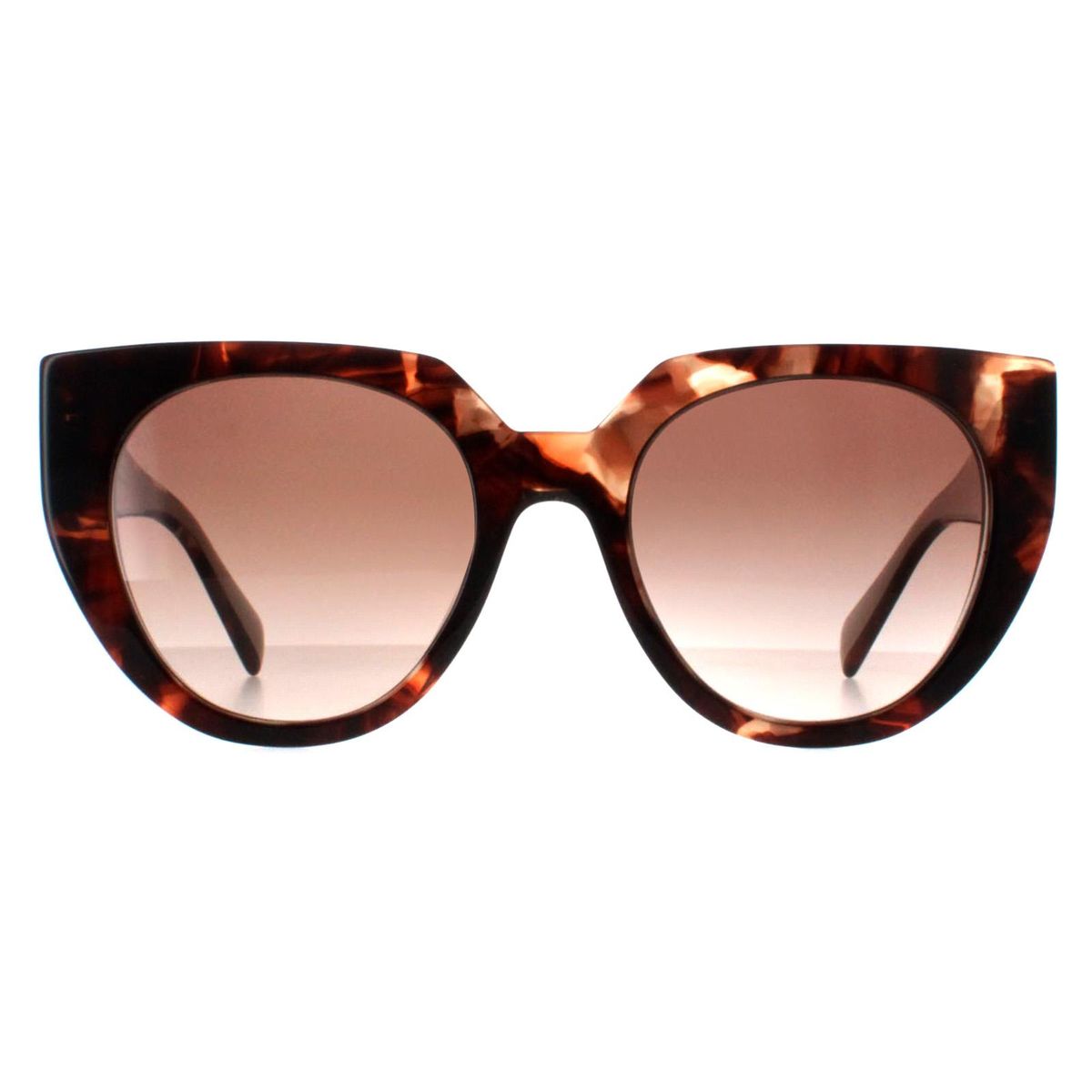 Elegante Cat-Eye Sonnenbrille in Schildpatt-Optik