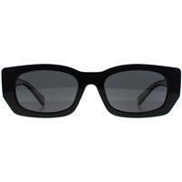 Markante rechteckige Sonnenbrille aus Acetat