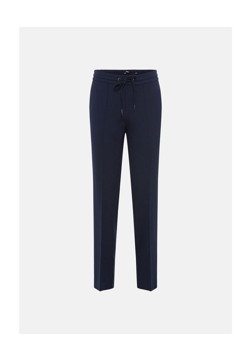 olsen Stoffhose "Lisa", Gummibund, Tunnelzug, für Damen, blau, 40