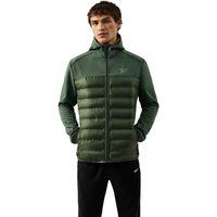 Hybrid-Steppjacke mit Kapuze