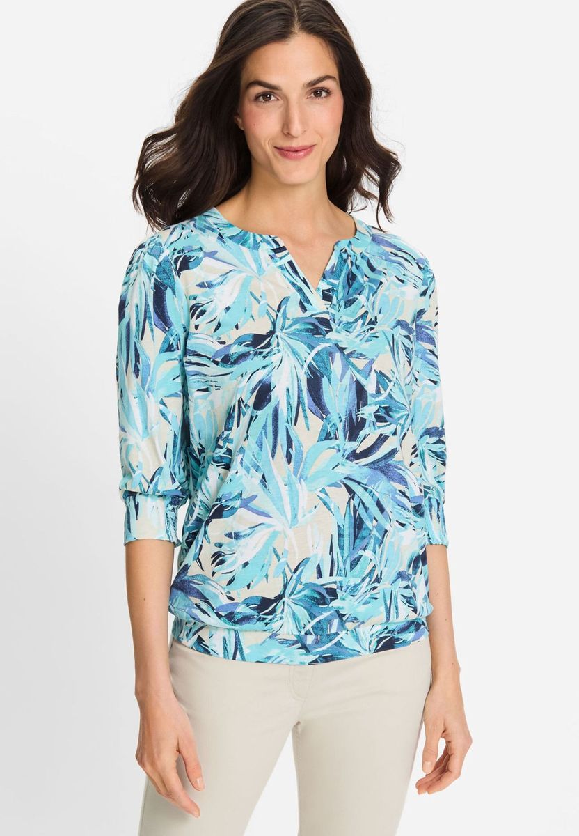 olsen Blusenshirt, für Damen, blau, 34