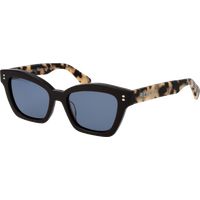 Markante Cat-Eye-Sonnenbrille mit Schildpatt-Bügeln