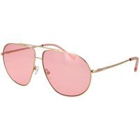 Oversized Pilotenbrille mit getönten Gläsern