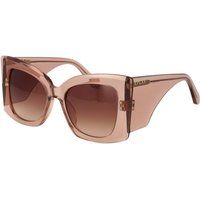 Transparente Sonnenbrille in Schmetterlingsform