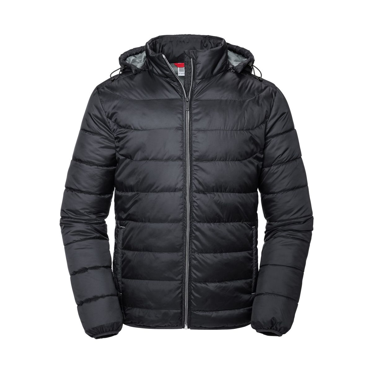 Gesteppte Nano-Pufferjacke mit Kapuze