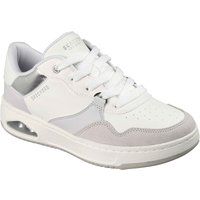 Court-Style Sneaker mit Metallic-Details