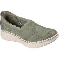 Plateau-Slipper mit gehäkeltem Obermaterial