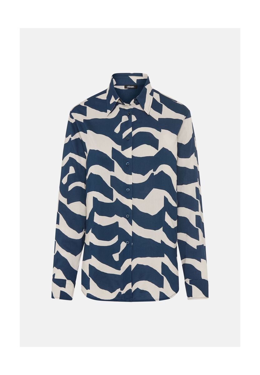 olsen Bluse, für Damen, blau, 38