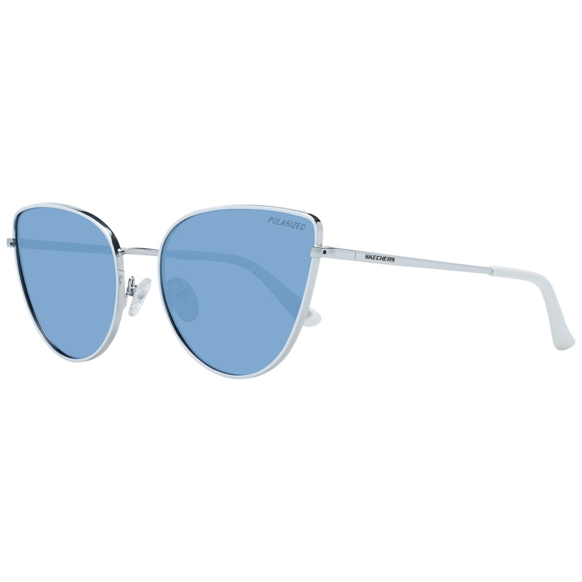 Polarisierte Cateye-Sonnenbrille aus Metall