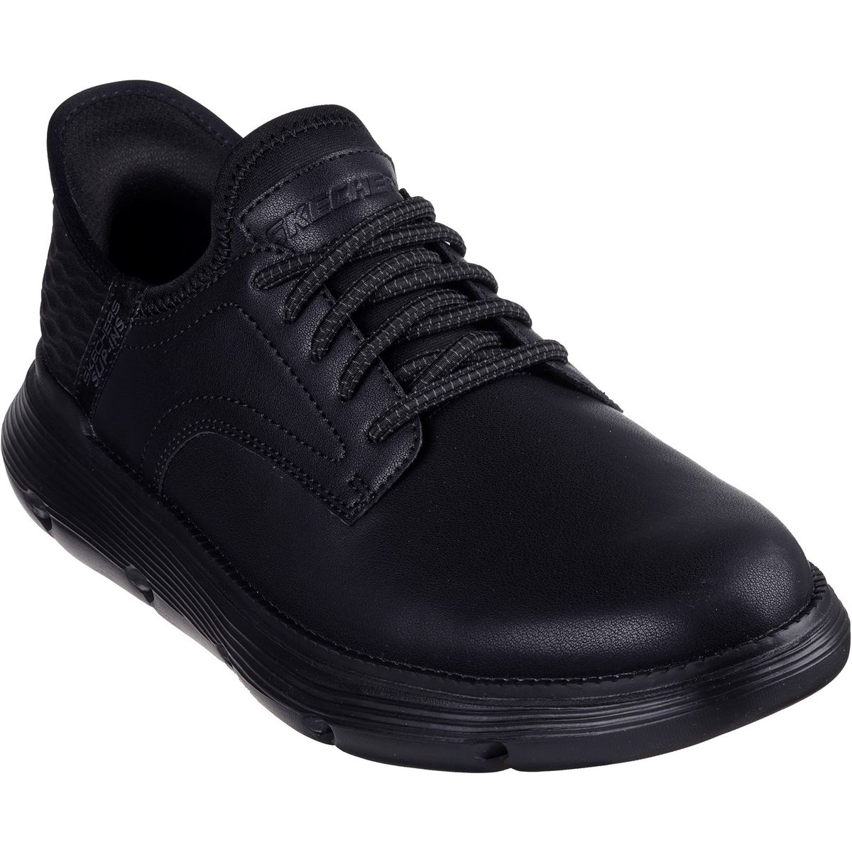 Freihändige Leder Slip-On Oxfords