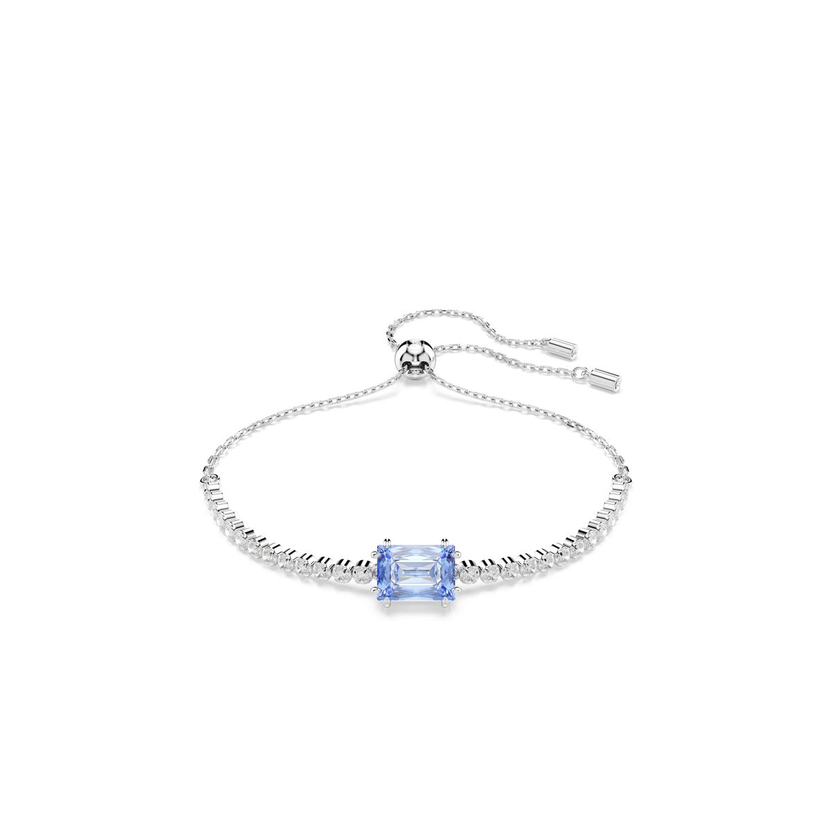 Funkelndes Slider-Armband mit zentralem Stein