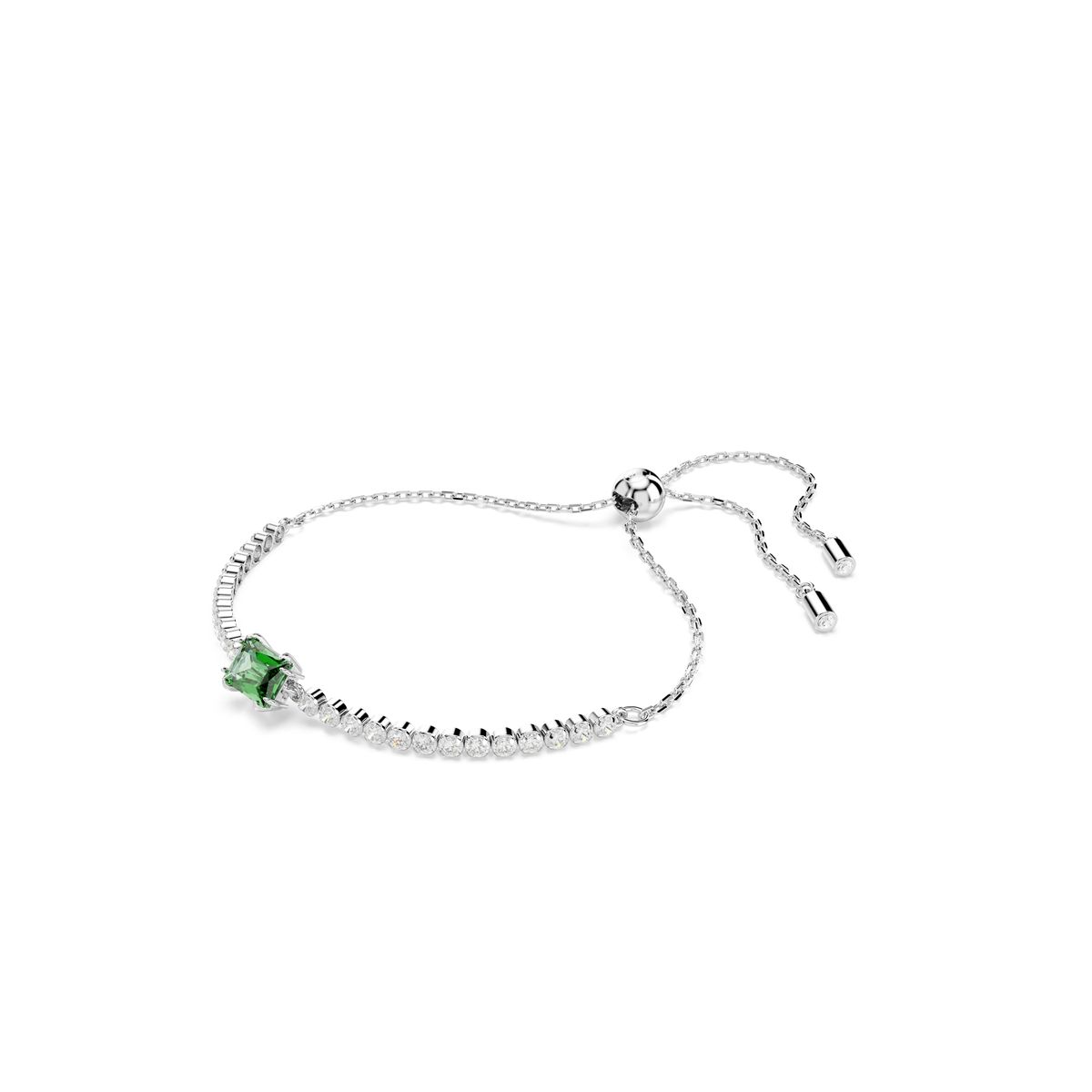 Matrix Armband mit Smaragdschliff-Kristall