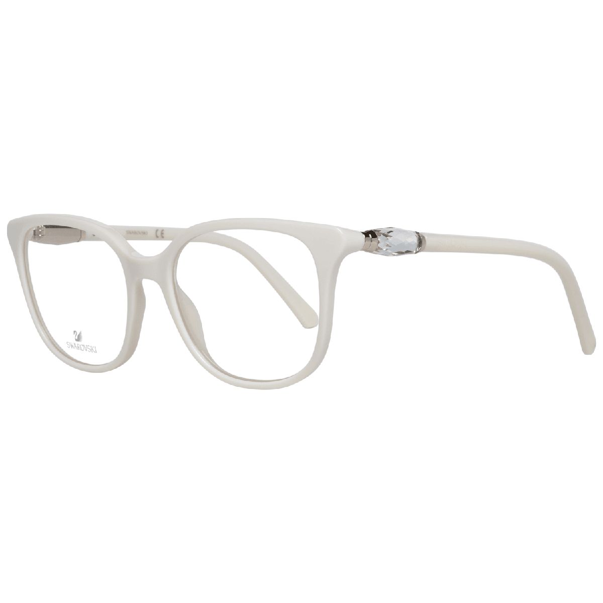 Elegante Cat-Eye-Brillenfassung mit Kristallen