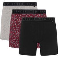 Atmungsaktive Baumwoll-Boxershorts im Dreierpack