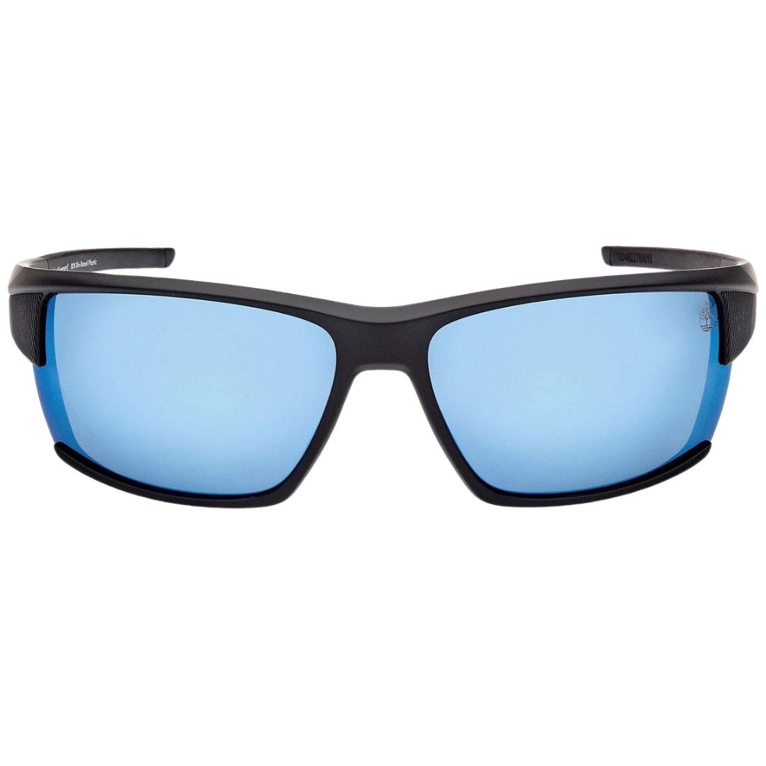 Sportliche verspiegelte Wrap-Around-Brille