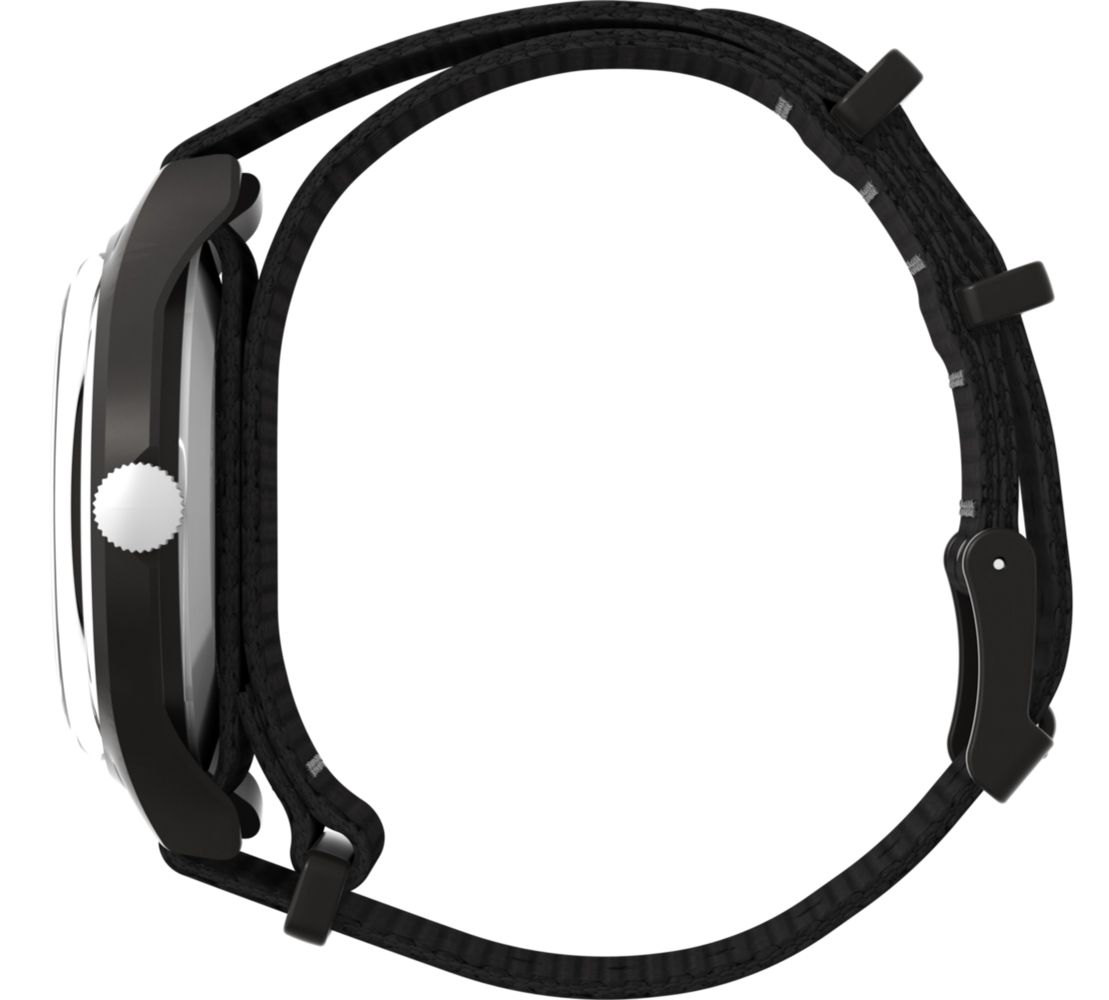 Thematische Analoguhr mit Stoffarmband