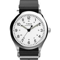 Zeitlose Field-Uhr mit Lederarmband