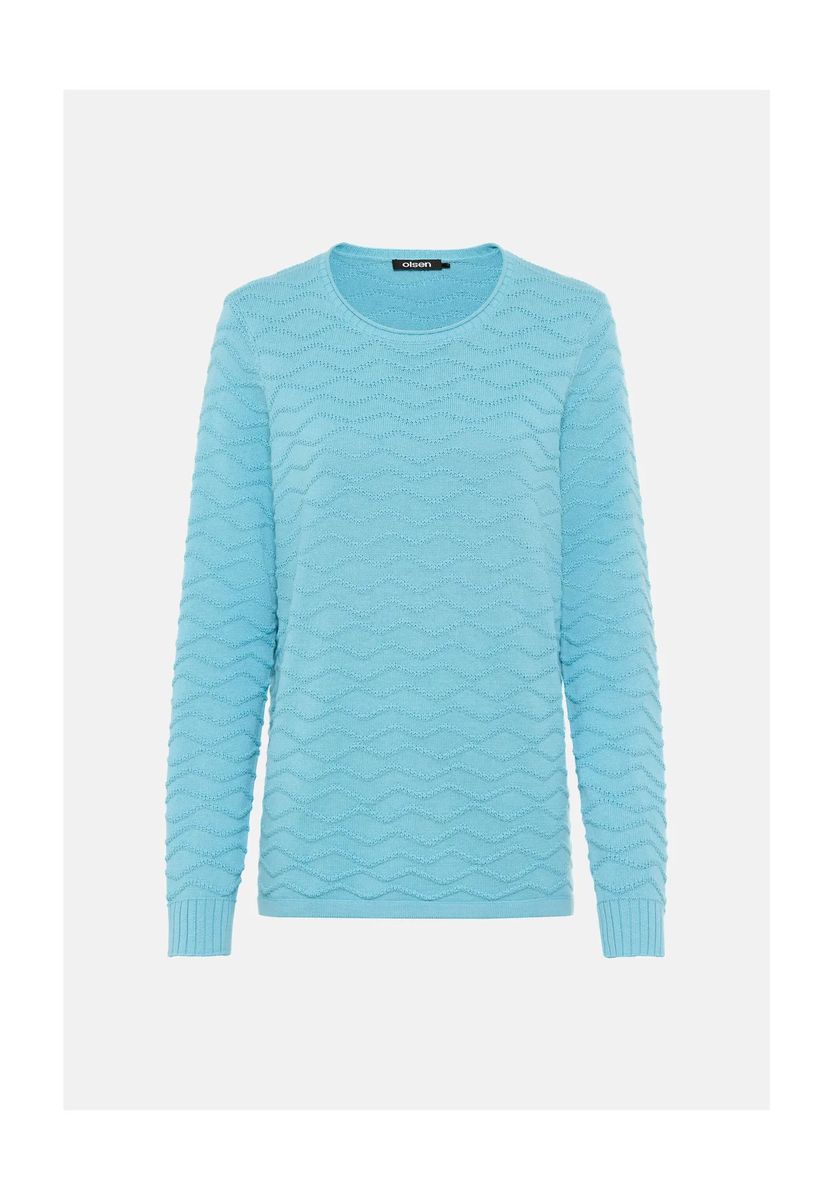 olsen Pullover, für Damen, blau, 40