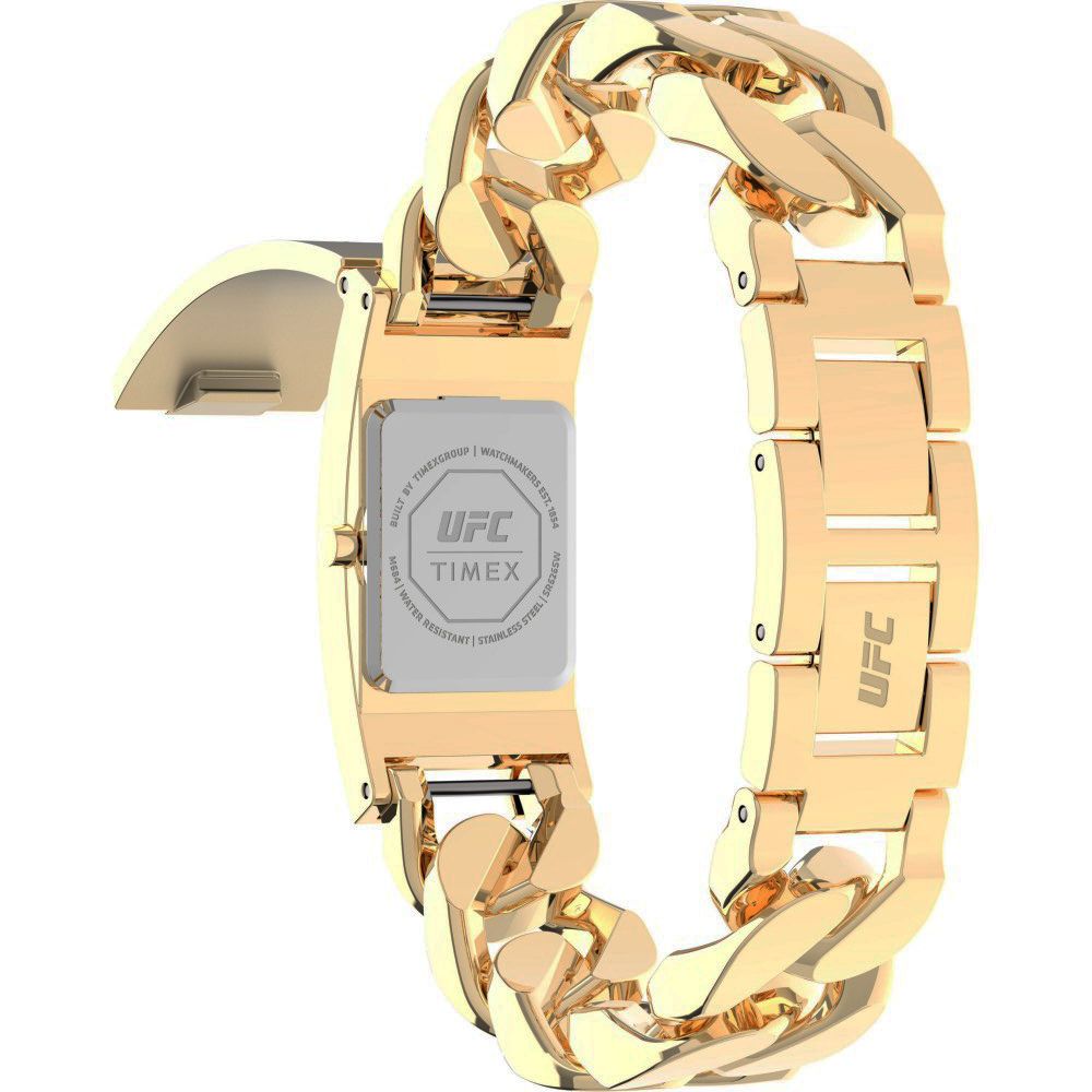 Armbanduhr mit rechteckigem Kettenarmband